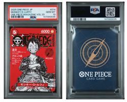2025 ONE PIECE JAPANESE PROMOS MAGAZINE VOL.20 #014 MONKEY D. LUFFY PSA 10 - Image 3