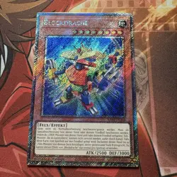 Yugioh! Blockdrache Platinum Secret Rare - RA04-DE268 1. Auflage - Deutsch - Image 1