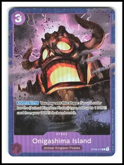 One Piece Super Pre Release 1st Edition Onigashima Island ST04-017 Kaido Starter - Image 1