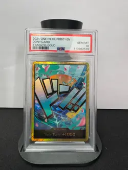 2024 ONE PIECE PRB01-YAMATO-GOLD DON!!EN CARD PSA 10 - Image 1