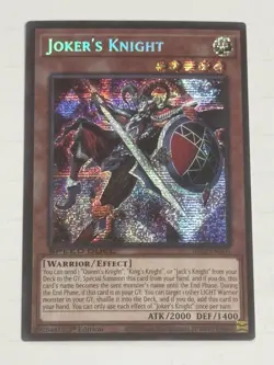 Yugioh! LP Joker's Knight - SBC2-ENA05 - Prismatic Secret Rare - 1st Edition Lig - Image 1