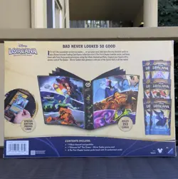 SEALED Disney Lorcana First Chapter Collector Set 6 Packs Portfolio Promo Costco 4050368981752 - Image 2