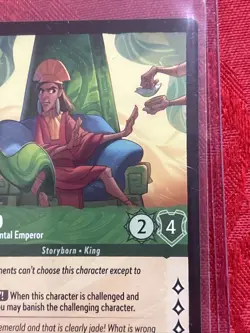 Disney Lorcana TCG Kuzco Tempermental Emperor 84/204 Rare Pull To Sleeve Mint - Image 2