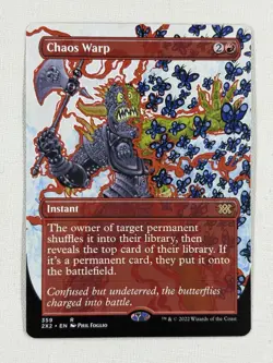 Chaos Warp (Borderless) [Double Masters 2022] NM Magic: The Gathering - Image 1