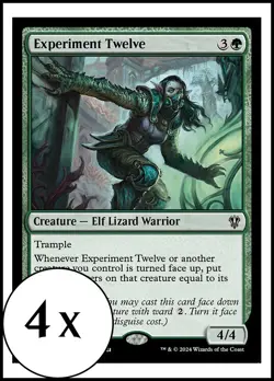 MTG - 4 x Experiment Twelve - Playset of 4 - Karlov Manor Commander - Image 1