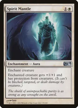 Spirit Mantle 1x MtG m12 2012 Core SP/NM - Image 1