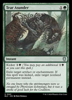 MTG - 4 x Tear Asunder - Bloomburrow Commander - Playset 4x x4 - Image 2