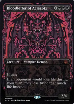 Bloodletter of Aclazotz (Borderless) - Lost Caverns of Ixalan (336) - NM - Image 1