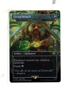 MTG SkeenAB Trailblazer's Boots BORDERLESS FOIL from LTR. NM. - Image 1