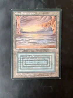 Mtg Magic Mare Sotterraneo Underground Sea Fbb prima Edizione Ita Inked - Image 1