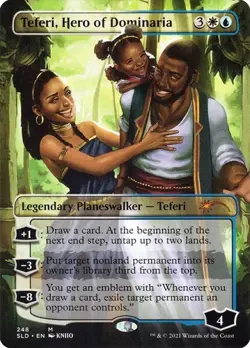 Teferi, Hero of Dominaria - Foil Extended Art SLD NM MTG - Image 1