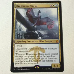 DRAGONLORD OJUTAI MTG DRAGONS OF TARKIR 219 MYTHIC LP - Image 1