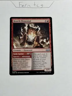 Magic the Gathering Hearth Elemental Uncommon NM Wilds of Eldraine Ship Same Day - Image 1