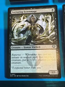 Lecturing Scornmage - Mtg: SOS - U 0087 (x4) - Image 4