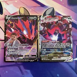 Pokemon TCG | Eternatus V TG21 & VMAX TG22 /TG30 Trainer Gallery X2 Card Bundle - Image 1