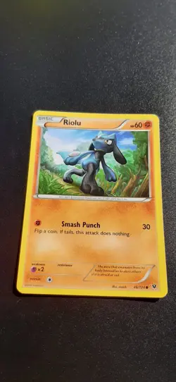 Riolu 46/124 XY Fates Collide Regular Common Pokemon Card TCG Trading Card Game - Image 1
