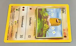 Digda # 47/102 Common Basis Set 1999 Pokemon Deutsch Exzellent-Low PlayedVintage - Image 2