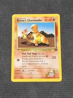 Pokemon Gym Challenge "Blaine's Charmander" 60/132 / Common / Lightly Played - Image 1