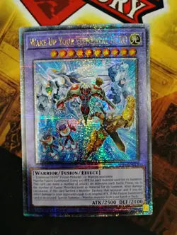 ** WAKE UP YOUR ELEMENTAL HERO ** QUARTER CENTURY SECRET RARE MP24-EN018 YUGIOH! - Image 1