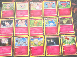 🔥Pokemon Fairy Type Card Lot Jigglypuff Clefairy Wigglytuff Dedenne 15x🔥 - Image 1