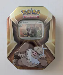 Pokemon Triple Whammy Slaking Collector Tin Sealed Scarlet & Violet - Image 1