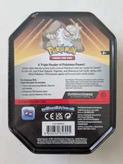 Pokemon Triple Whammy Slaking Collector Tin Sealed Scarlet & Violet - Image 2