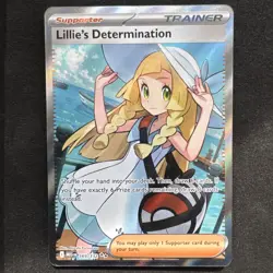 Lillie's Determination 169/132 Pokemon Mega Evolution Full Art - Image 1