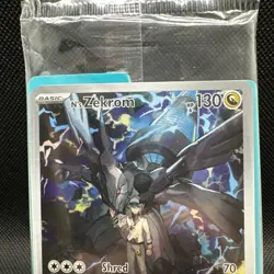 Pokemon N's Zekrom 031 Mega Evolution PC Promo Pokemon Center Stamped Sealed - Image 2
