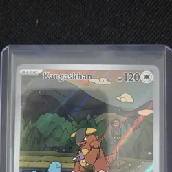 Pokemon Kangaskhan 204/182 SV10: Destined Rivals Illustration Rare Holo English - Image 3