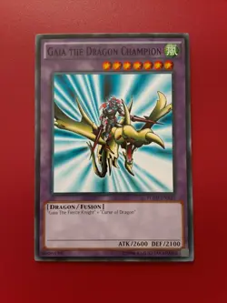Yugioh Set Gaia the Dragon Champion Curse of Dragon Polymerization NM - Image 2