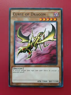 Yugioh Set Gaia the Dragon Champion Curse of Dragon Polymerization NM - Image 4