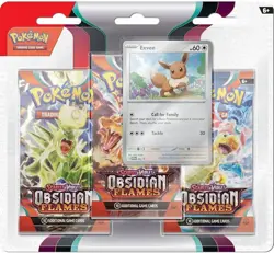 Pokemon TCG: Obsidian Flames 3 Pack Blister - S&V - Image 1
