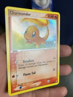 Pokemon Charmander EX Crystal Gaurdians Holo Card 48/100 Stamped - Image 3