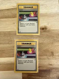 Pokemon TCG Base Set (Shadowless) #95/102 Switch LP+ - Image 1