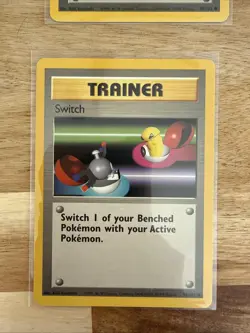 Pokemon TCG Base Set (Shadowless) #95/102 Switch LP+ - Image 3