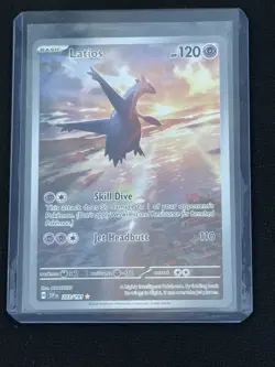 Pokemon TCG Surging Sparks Latios Card 203/191 NM SSP Illustration Rare - Image 1