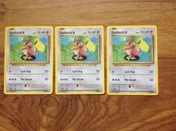Farfetch'd 68/108 Rare Evolutions Pokemon Card x 3. Free UK Postage - Image 3