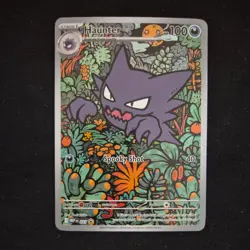 Pokemon Haunter Illustration Rare Holo Card Me: Mega Evolution Promo 100HP 027 - Image 1