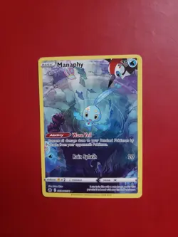 Pokemon TCG Manaphy Crown Zenith: Galarian Gallery GG06/GG70 Holo Holo Rare - Image 1