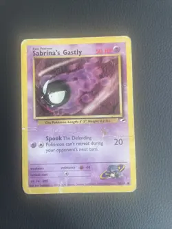 Pokemon TCG Sabrina's Gastly Gym Heroes 93/132 Regular Unlimited Common PLAYED - Image 1