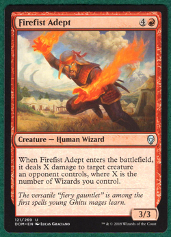 Firefist Adept - Dominaria DOM #121 - Magic: The Gathering MTG Card - Image 1