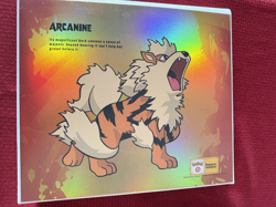 New Target x Pokemon Trapper Keeper 2" Binder Portfolios Holographic Arcanine - Image 1