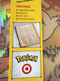New Target x Pokemon Trapper Keeper 2" Binder Portfolios Holographic Arcanine - Image 3
