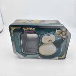 Pokemon TCG 2019 Eevee & Snorlax GX Tag Team Tin *EMPTY - NO CARDS* Storage - Image 3