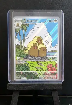 Pokemon Surging Sparks Alolan Dugtrio 208/191 Illustration Rare - Image 3