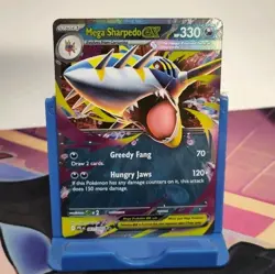 Mega Sharpedo ex 061/094 Phantasmal Flames Holo Double Rare Pokemon TCG - Image 1
