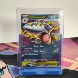 Mega Sharpedo ex 061/094 Phantasmal Flames Holo Double Rare Pokemon TCG - Image 3