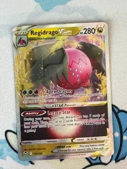 Regidrago VSTAR 136/195 - SWSH: Pokemon Silver Tempest Ultra Rare - Image 1