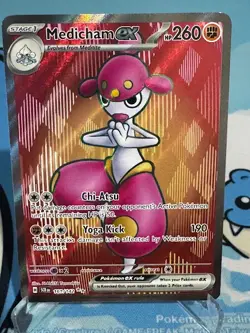 Medicham ex 161/142 Sv07: Pokemon Stellar Crown Holo - Image 1