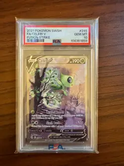 Celebi V #245 - Pokemon Fusion Strike Alt Art - PSA 10 - Image 1
